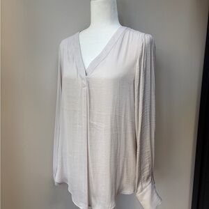 Chic Light Grey Women's Blouse - NEW